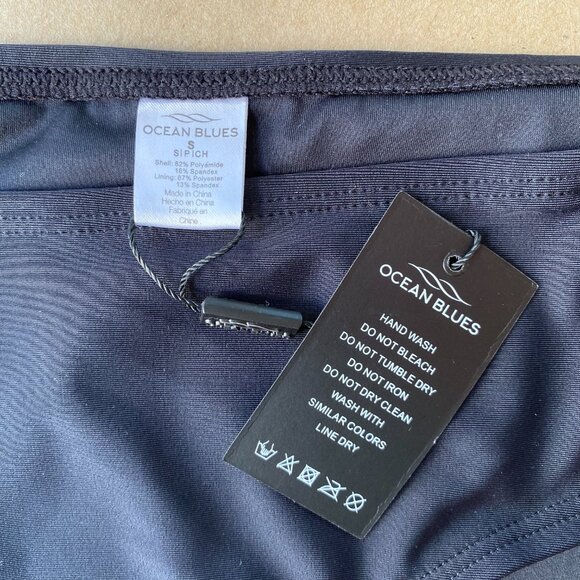 Ocean Blues Strappy Full Coverage Black Bikini Bottoms - Picture 7 of 7